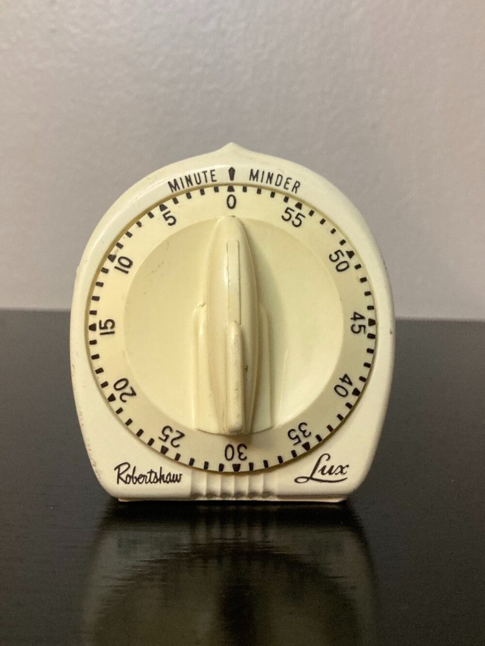 Robertshaw Lux "Minute Minder" Vintage MCM Kitchen Timer - WORKING!